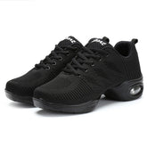 Women's 4.5cm Dance Sneakers Party Training Performance Professional Dance Shoes JazDance