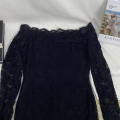 Lace Off-The-Shoulder Dress
