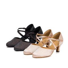Women's Satin 6cm/7.5cm Heels Ballroom Dance Shoes Modern Dance Shoes