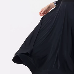 YUN Customisable-Women's Long Sleeve V-neck DiamonWaltModern Ballroom Dance Dress