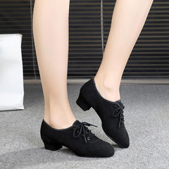 Women's Suede 3.5cm Heels Teaching & Practice Shoes Ballroom Dance Shoes