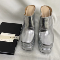 Ultra-High Heeled Platform Sandals