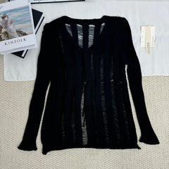 V-Neck Tie-Up Cutout T-Shirt