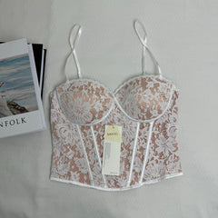 Lace Inner Layer Push-Up Fishtail Bra