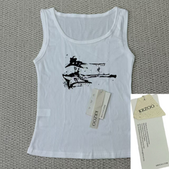Vintage-style threaded sling vest