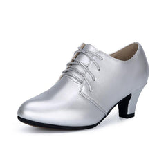 Women's Leatherette 5.5cm Heels Teaching & Practice Shoes Ballroom Dance Shoes