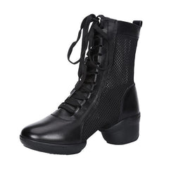 Women's Leatherette 4cm Heels With Lace-up Dance Shoes/Dance Boots/JazBoots