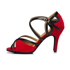 Women's Leatherette Customized Heel Ballroom Dance Shoes/Latin Shoes