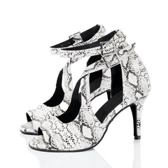 Women's Leatherette Customized Heel Dance Boots Salsa Dance Shoes