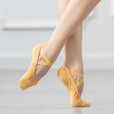 Women's Canvas Split-Sole Ballet Shoes