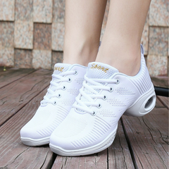 Women's Mesh JazShoes Lace-up Dance Sneakers
