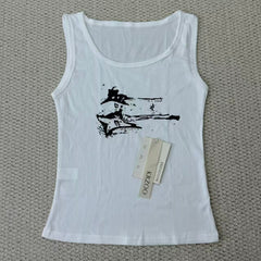 Vintage-style threaded sling vest