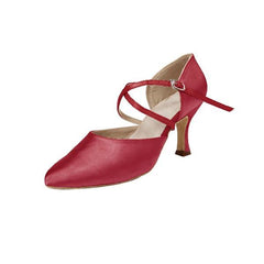 Women's Satin 4.5/7.5cm Heels Ballroom Dance Shoes Modern Dance Shoes