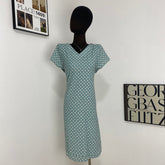 3D Floral Print Loose Dress