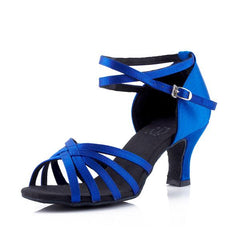 Women's Satin 6.5cm Ballroom Dance Shoes Latin Dance Shoes