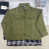 Retro Checkered Work Jacket