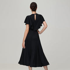 Customisable-Women's Round Neck WaltModern Ballroom Dance Dress Competition Dresses