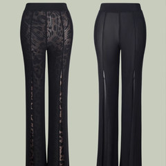 Women's High Waist Pants Latin Dance Wear Training Performance Pants