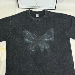 Printed Vintage-Wash Short-Sleeve T-Shirt