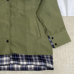 Retro Checkered Work Jacket