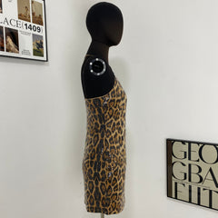 Leopard Print Street Sstyle Dress