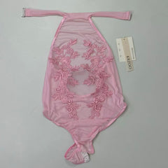 Water-soluble flower one-piece dress