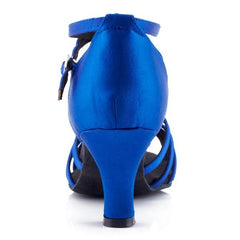 Women's Satin 6.5cm Ballroom Dance Shoes Latin Dance Shoes