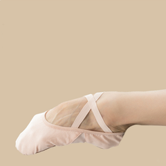 Women's Canvas Split-Sole Ballet Shoes