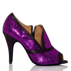 Women's Sparng Glitter Customized Heels Dance Boots Salsa Dancing Shoes