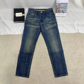 Vintage-Style Distressed Jeans