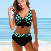 Plus Size Two Pieces Bikini Set Swimsuit Female Women Beachwear Swimwear Bathing Suit 5XL