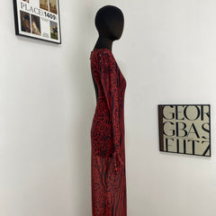 Leopard Print Fishtail Dress