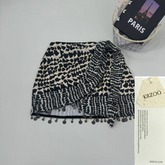 Beaded sequin double-breasted skirt