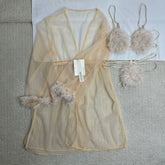 Thong bra and nightgown set