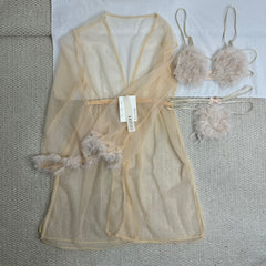 Thong bra and nightgown set