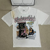 Lip Print Crew Neck Casual Short-Sleeve T-Shirt