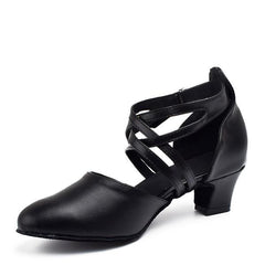 Women's Microfiber Leather 5cm Heels Character Dance Shoes Ballroom Dance Shoes