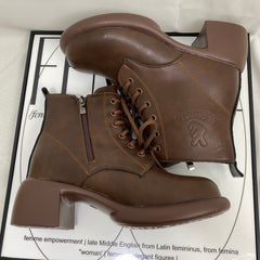 Platform French Retro Martin Boots