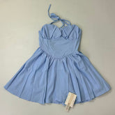 Strapless halter-neck dress