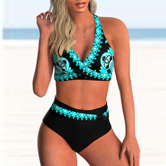 High Waist Bikini Sexy Swimsuit Women Push Up Bathing Suit Bikini Set Plus Size 5XL Swimwear Women Beach Swimming Suit