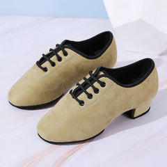 Women's Suede 3.5cm Heel Teaching & Practice Shoes Ballroom Dance Shoes