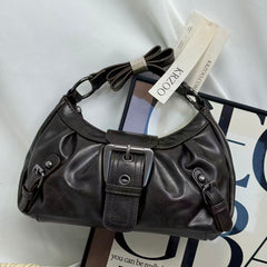 PU leather single-shoulder handbag