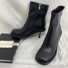Platform Boots With Side Zippers