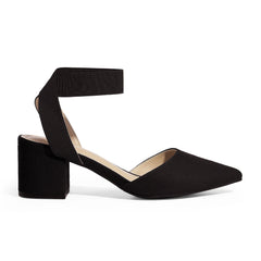 Pointed Toe Pumps with Ankle Strap