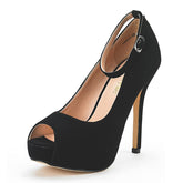 High Heel Platform Dress Pumps