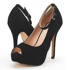 High Heel Platform Dress Pumps