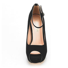 High Heel Platform Dress Pumps