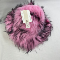 Fisherman's bucket hat with warm faux fur lining