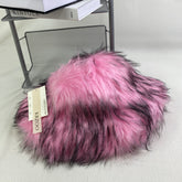 Fisherman's bucket hat with warm faux fur lining