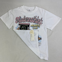 Cartoon-printed loose cotton casual T-shirt